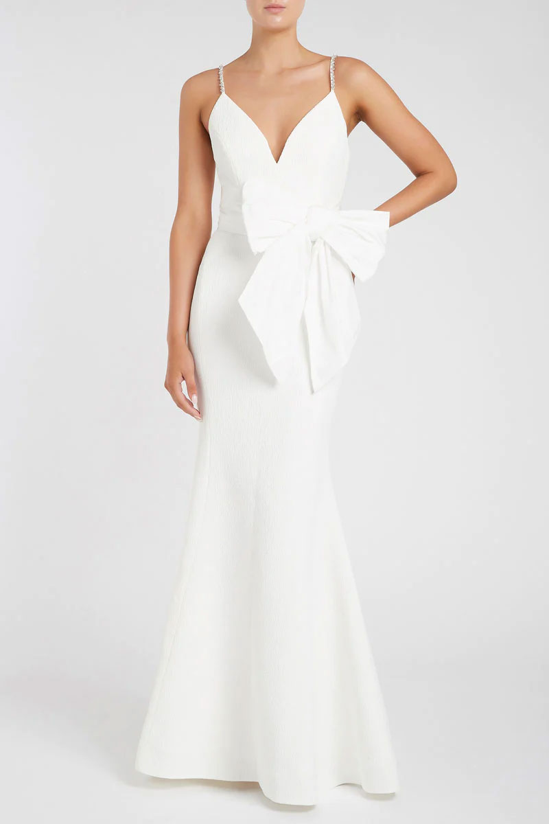 Genevieve bow gown from Rebecca Vallance