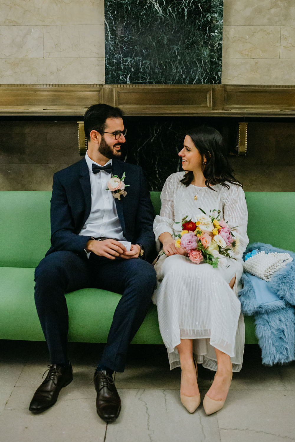 NYC City Hall Elopement with Brooklyn Portraits