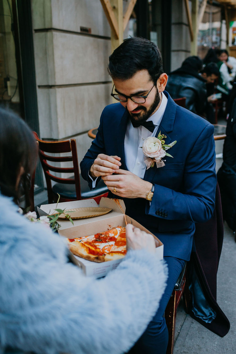 New York City Hall Elopement Portraits