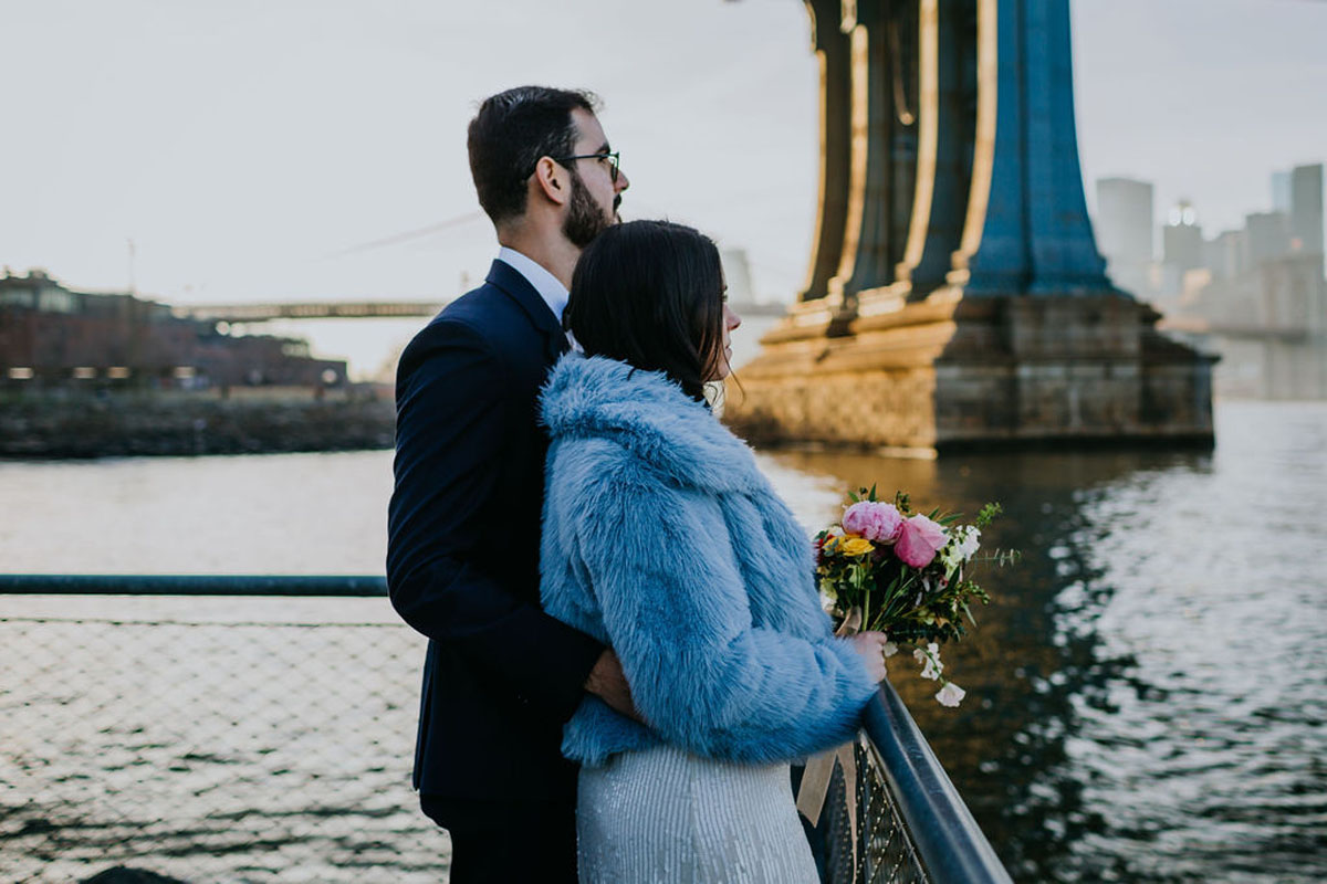 Winter NYC elopement