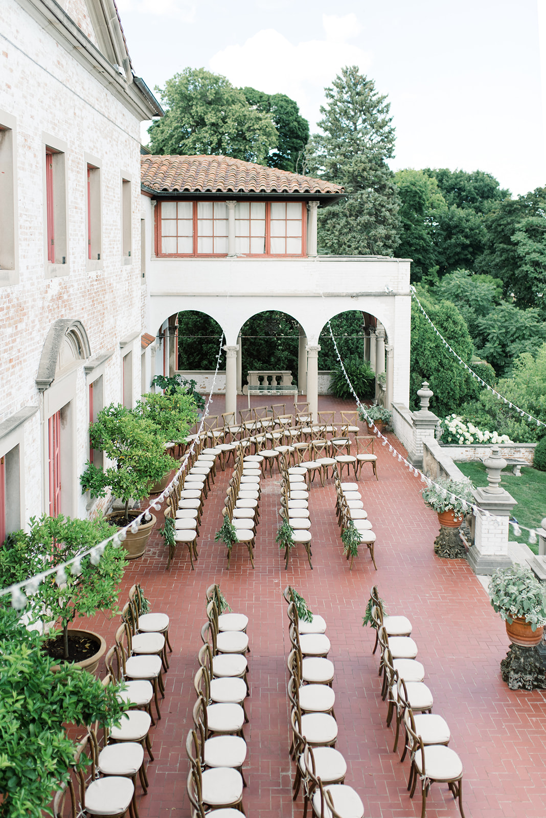 Italian inspired wedding ceremony in Wisconsin