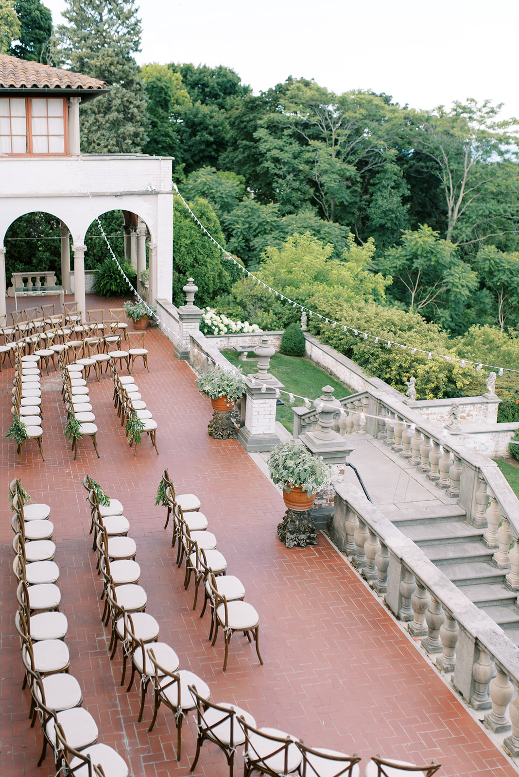 Italian inspired wedding ceremony in Wisconsin