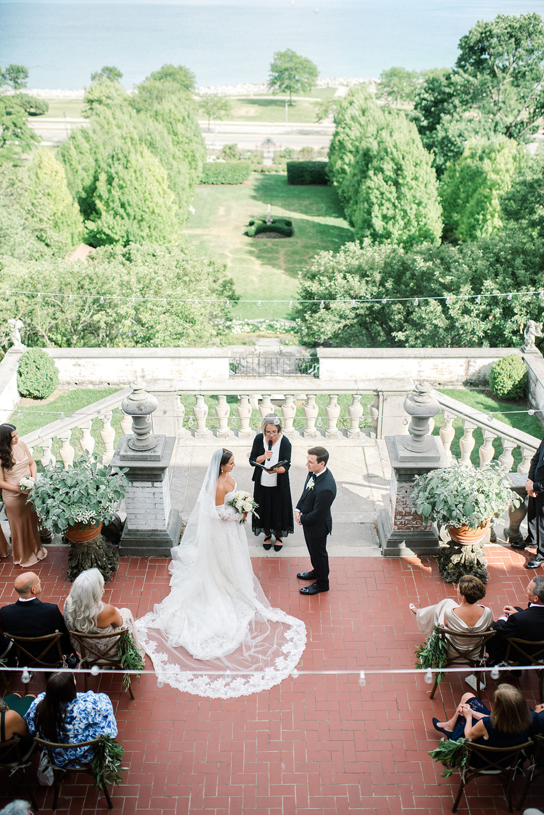 Italian inspired wedding ceremony in Wisconsin