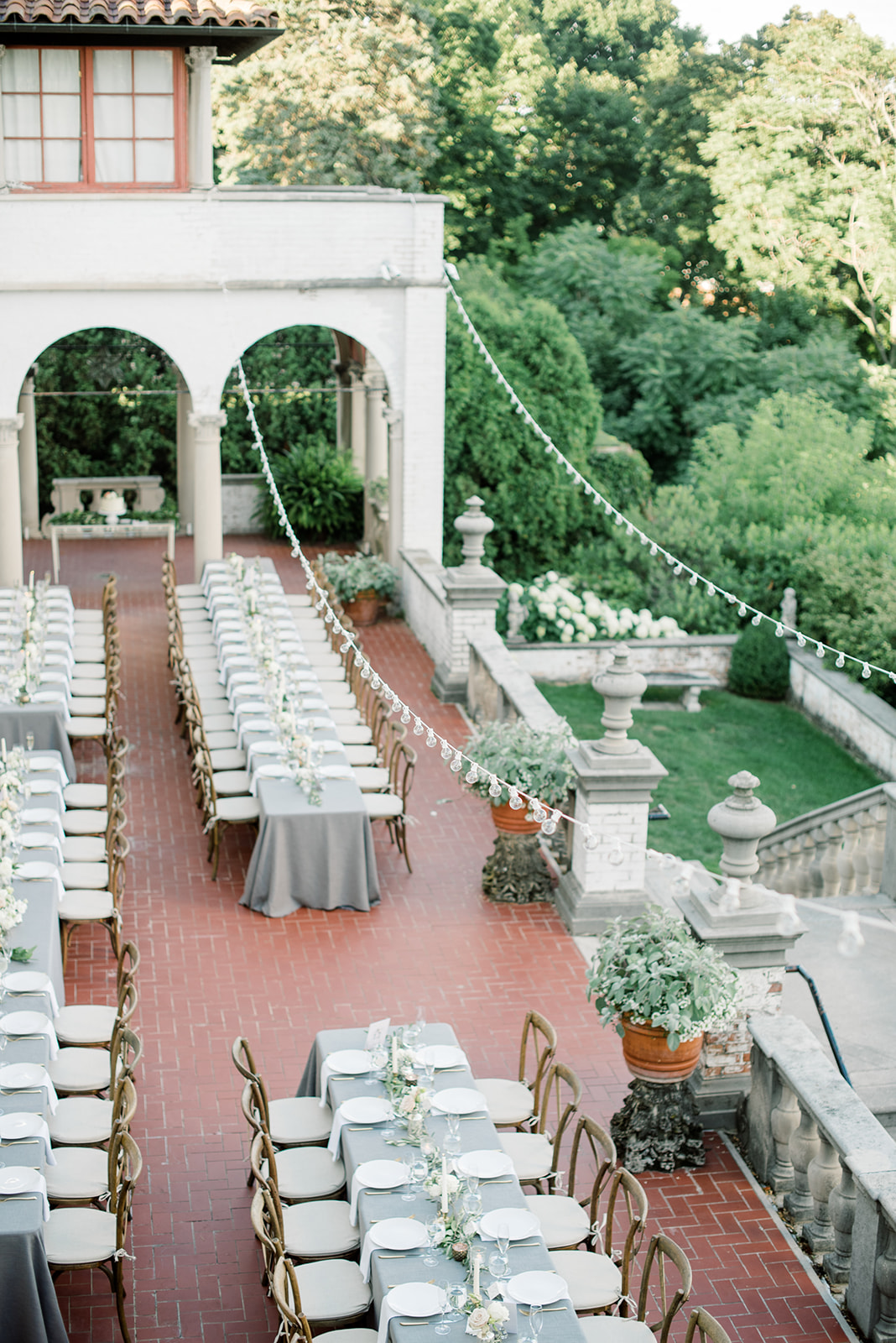 Italian inspired wedding tablescape