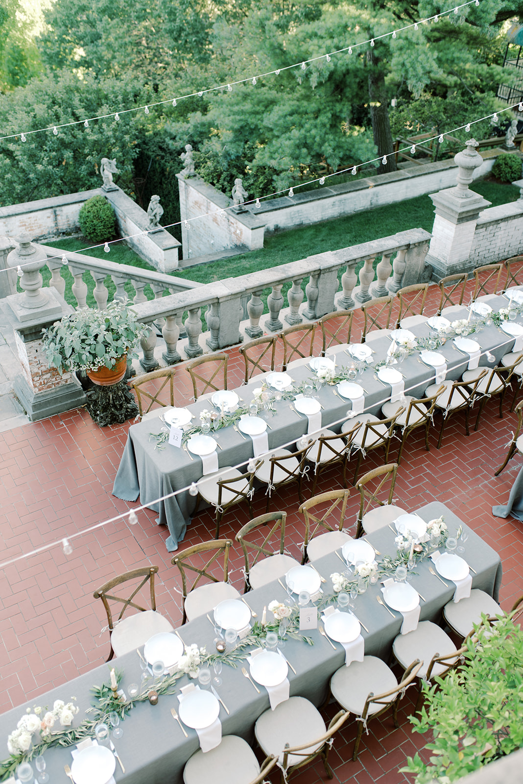 Italian inspired wedding tablescape