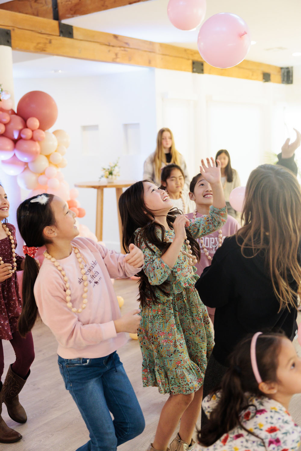 Little girls dance party