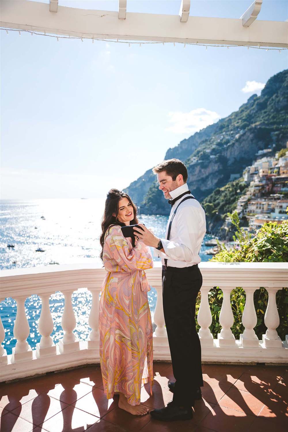 Italy elopement at Villa Boheme Positano 