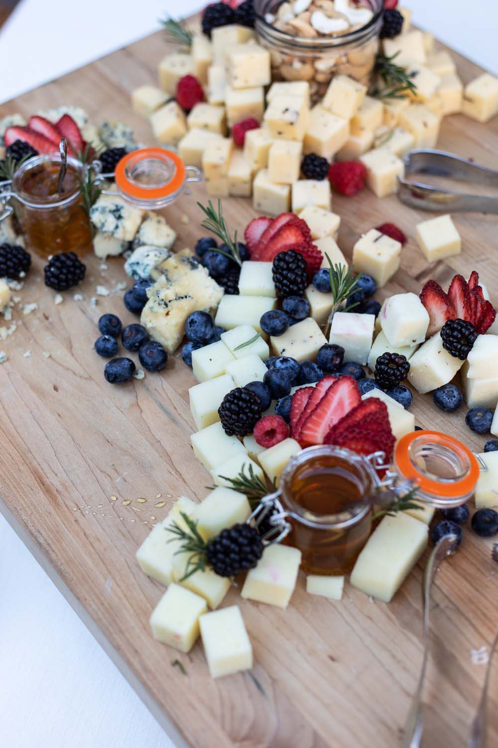 Cheese board for wedding cocktail hour