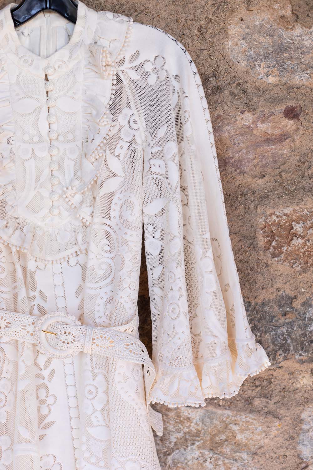 lace wedding mini dress