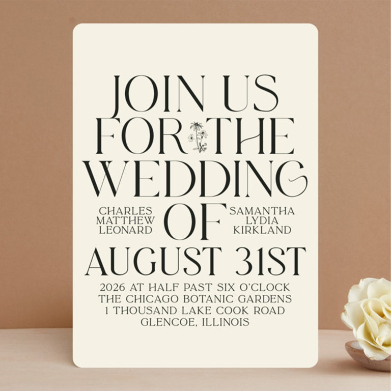 Minted Wedding Invitations + Minted Wedding Marketplace