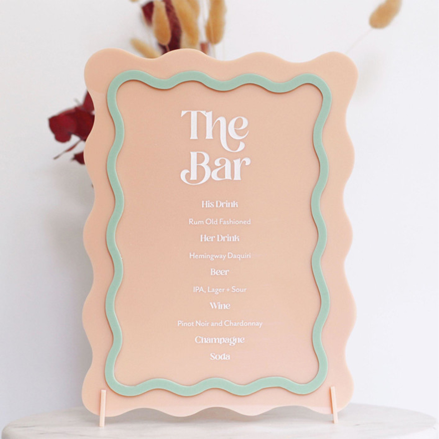 wedding signage from minted