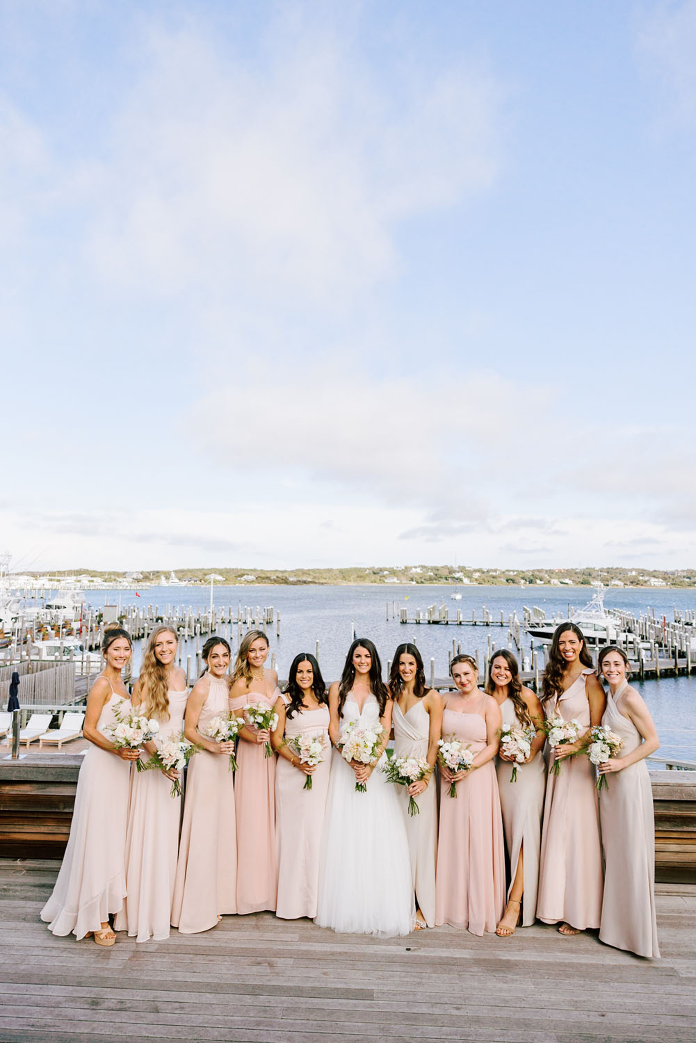 Blush bridesmaid dresses