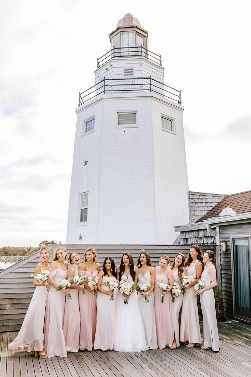 blush bridal party style