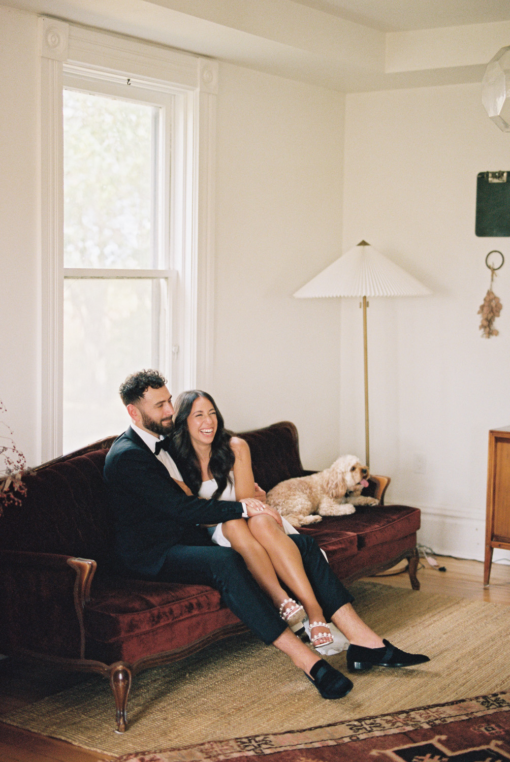 Wedding portraits for Prince Edward County farmhouse wedding