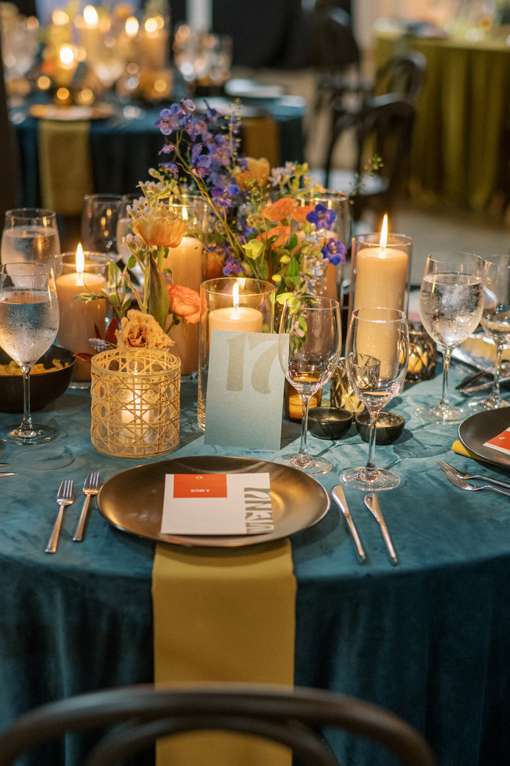 colorful dc wedding inspired by palm springs