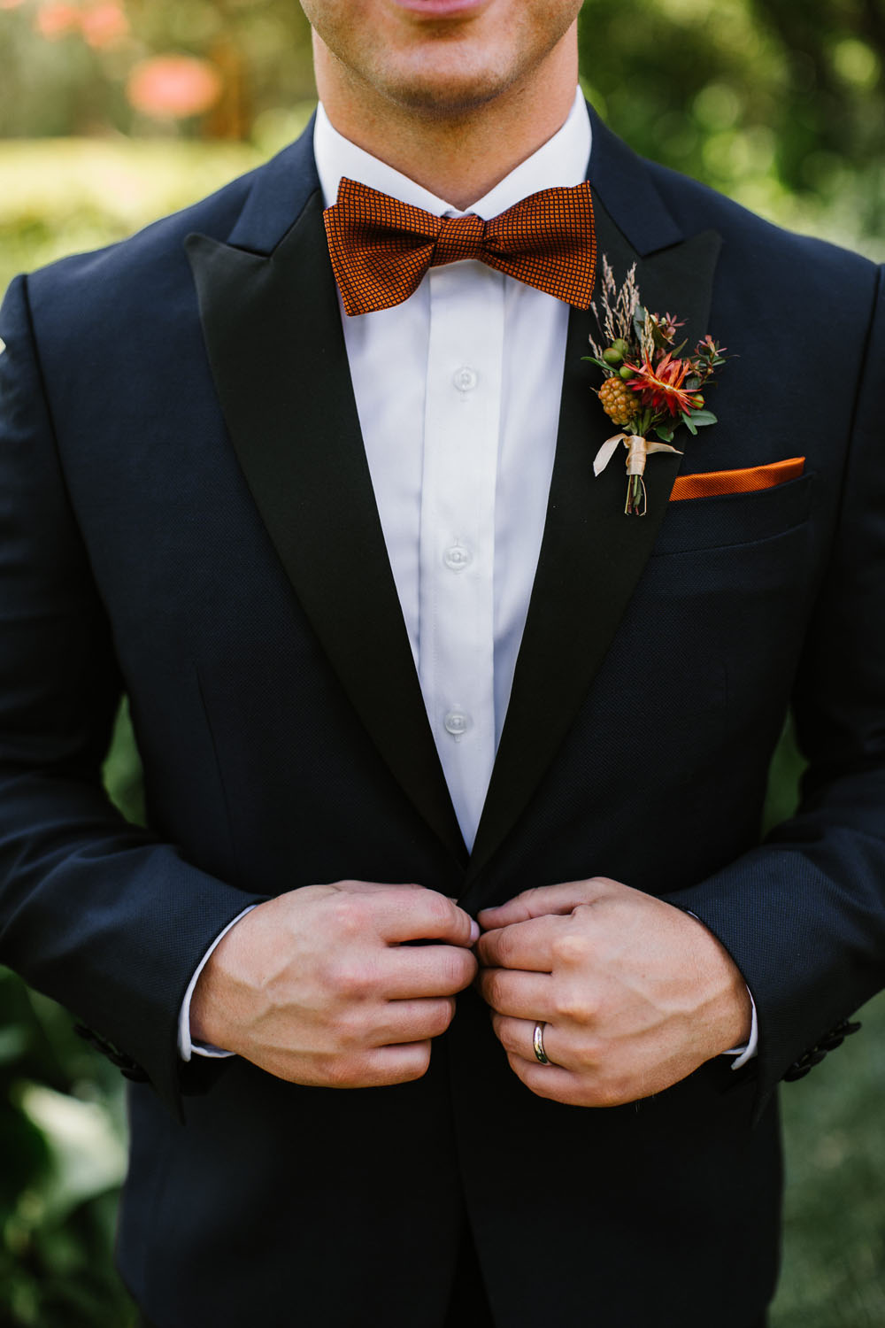 fall groom's suit