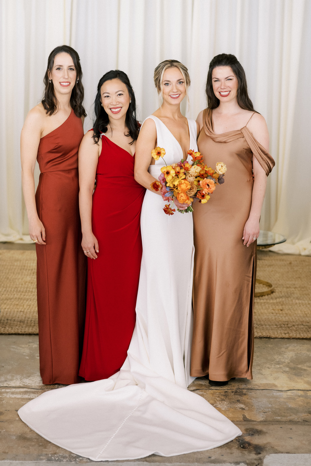 formal bridesmaids for DC wedding