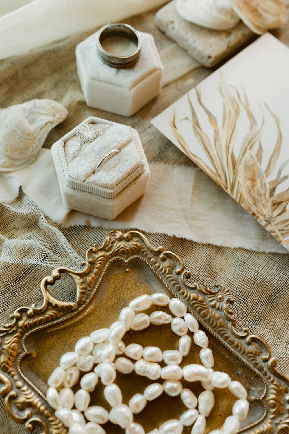 coastal wedding details