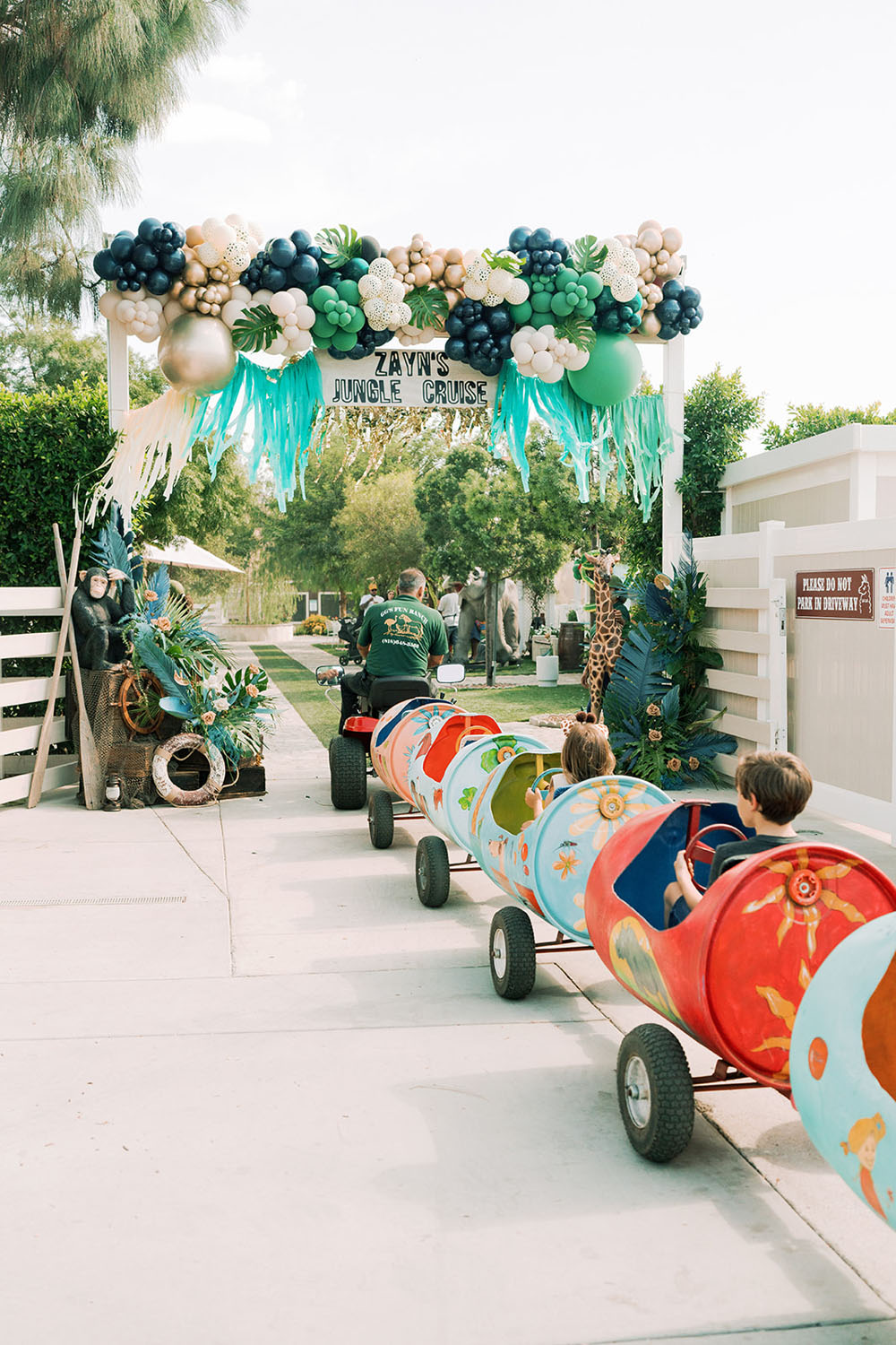 Jungle Cruise safari themed 4th birthday party