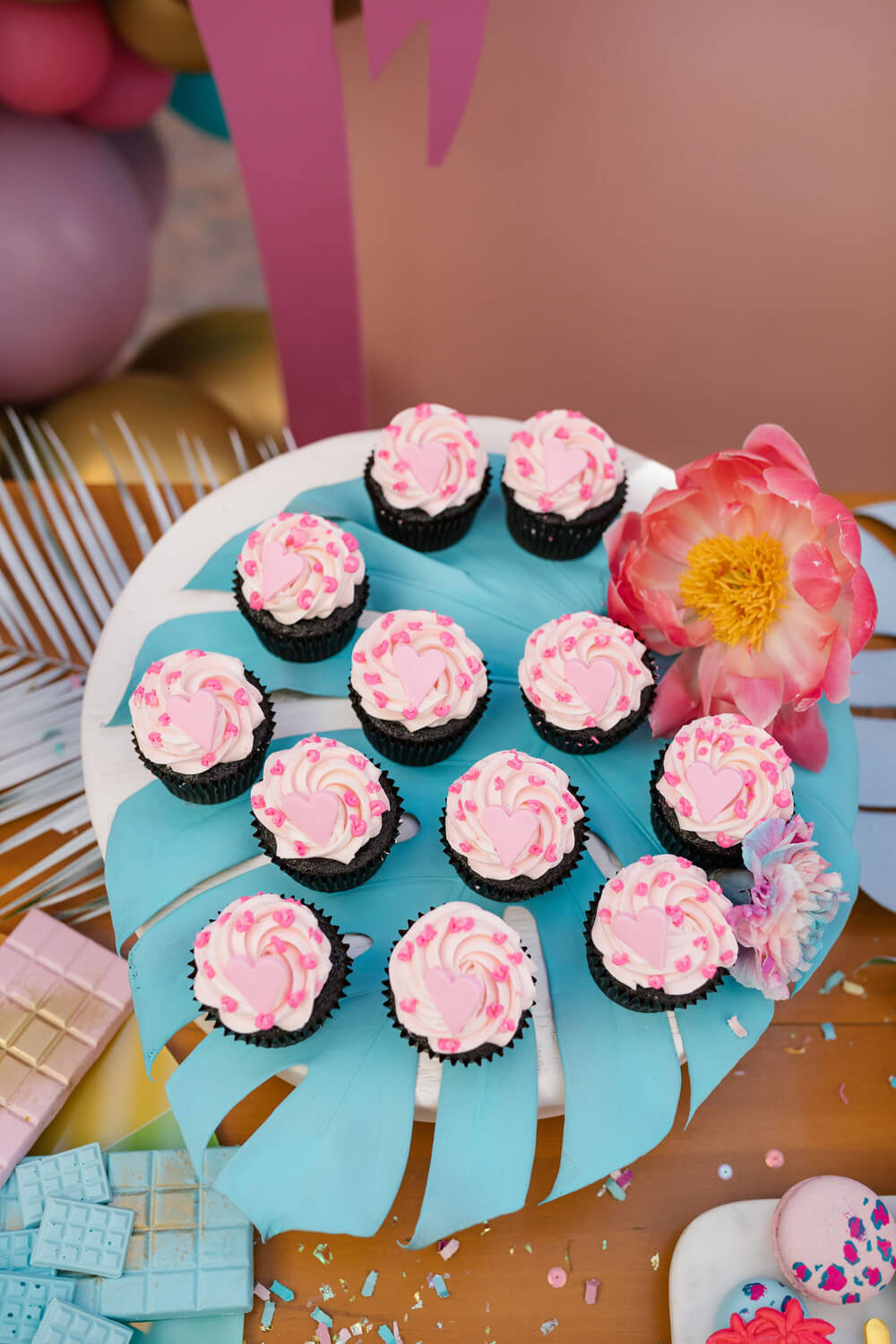 Barbie cupcakes for 8th birthday party