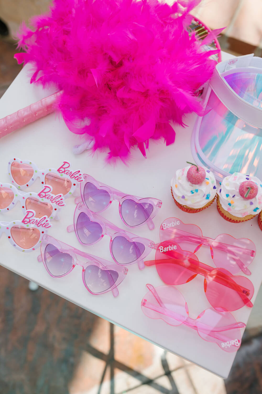 Barbie birthday party favors sunglasses