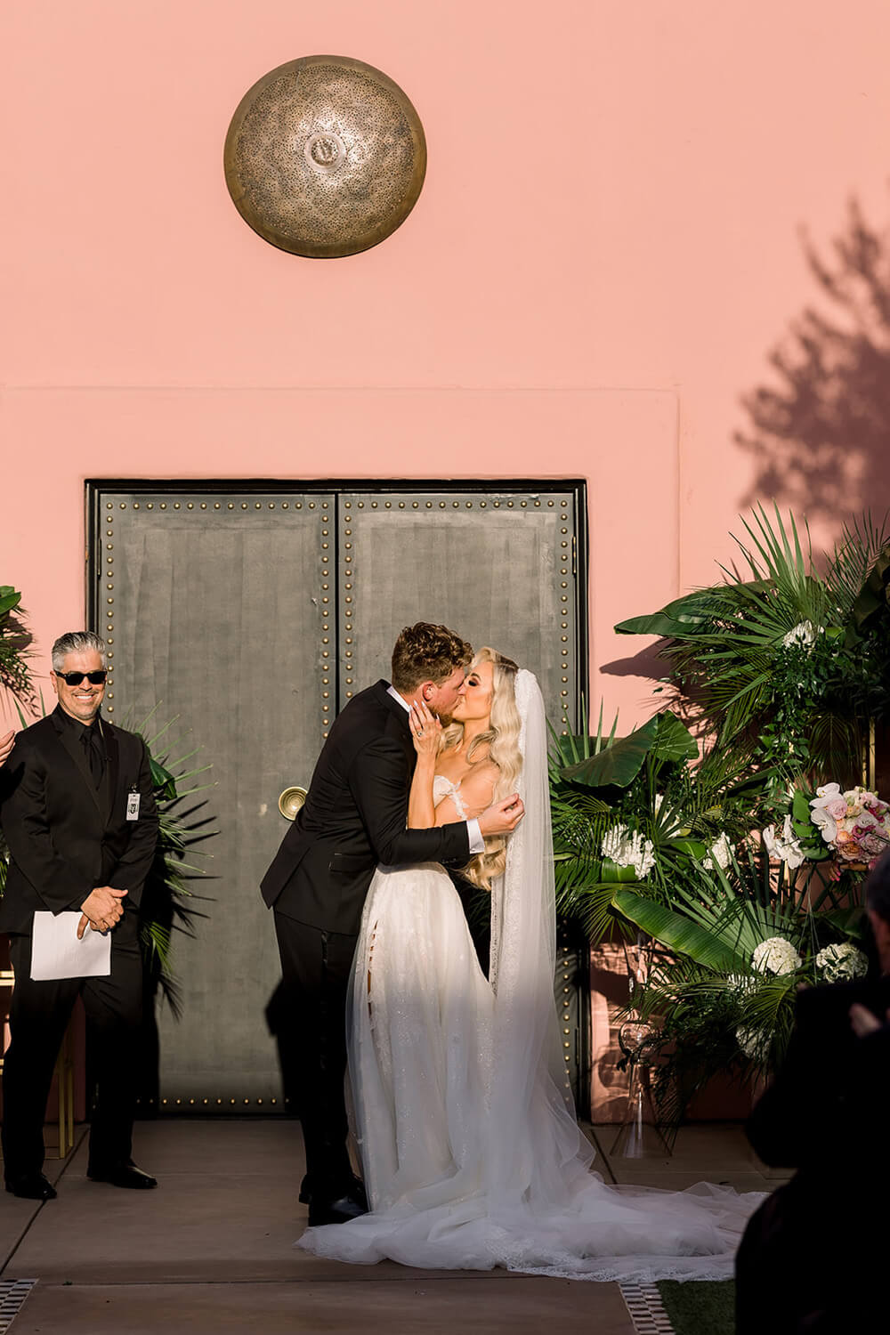 wedding ceremony at The Sands Palm Springs hotel