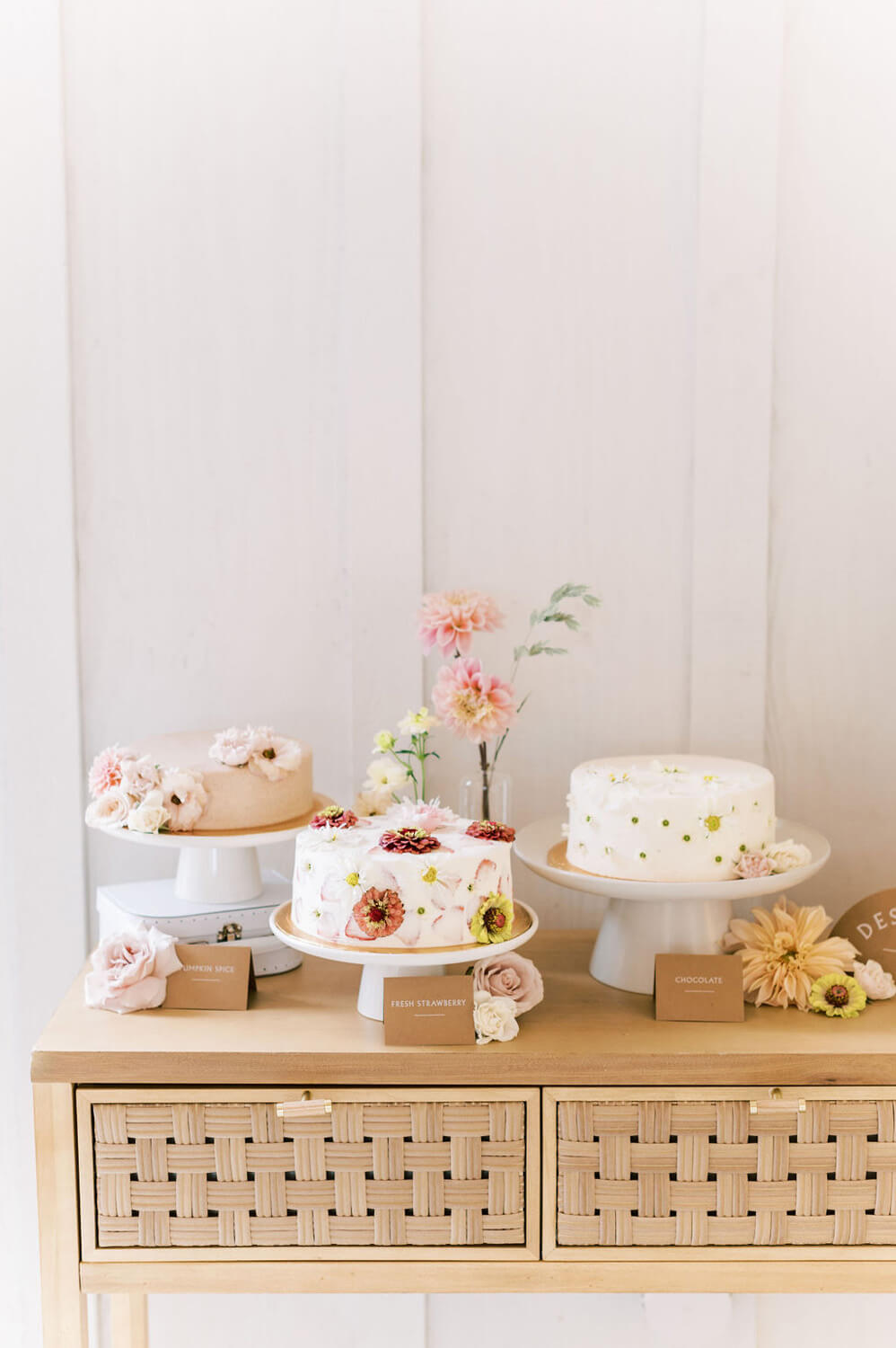 baby shower cakes and dessert table