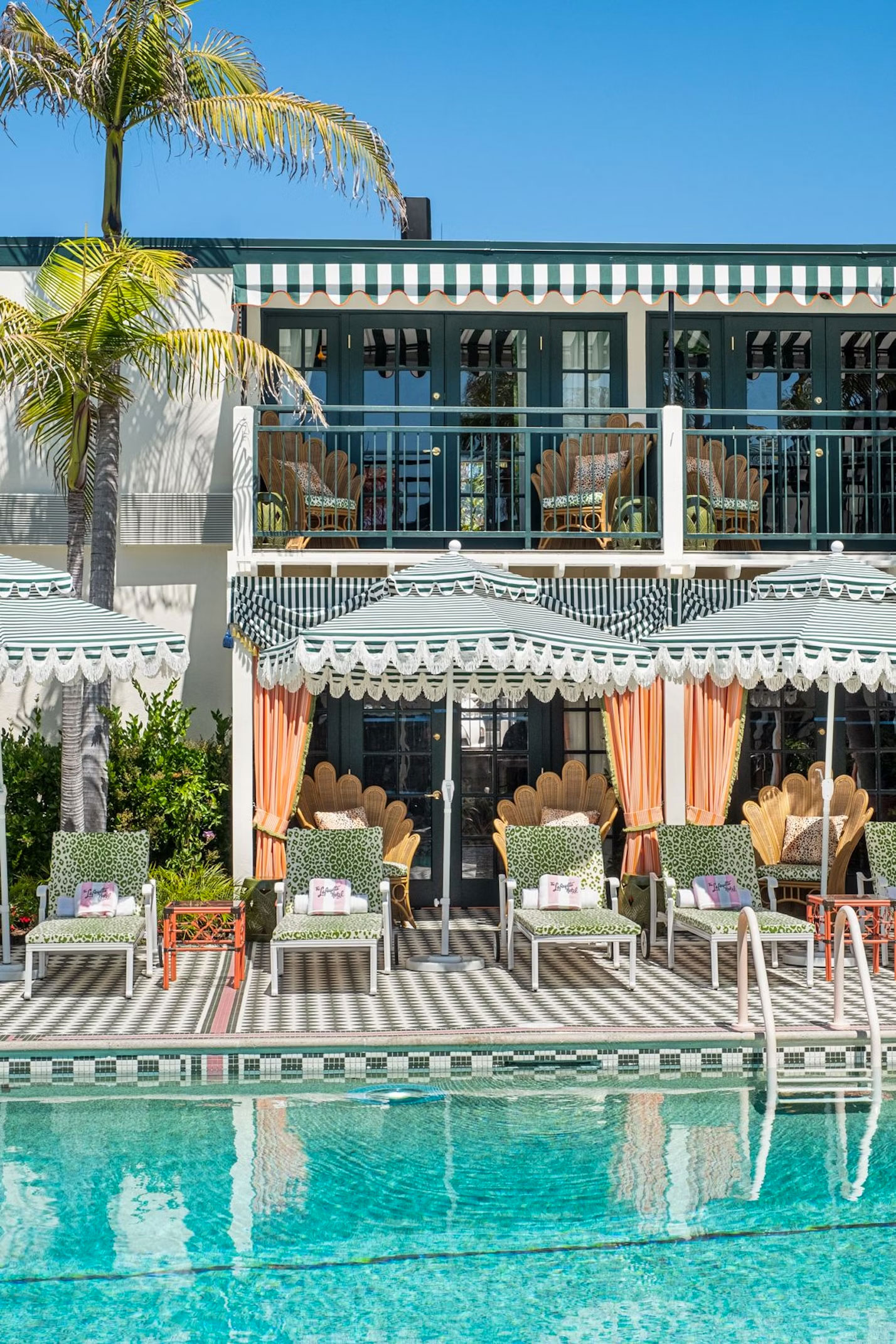 Lafayette Hotel pool in San Diego