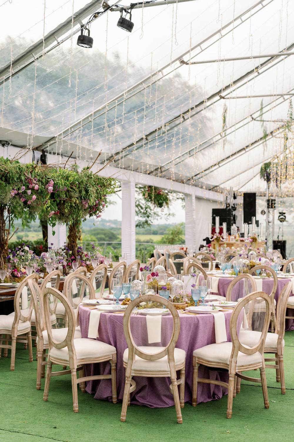 enchanting secret garden themed Quinceañera party