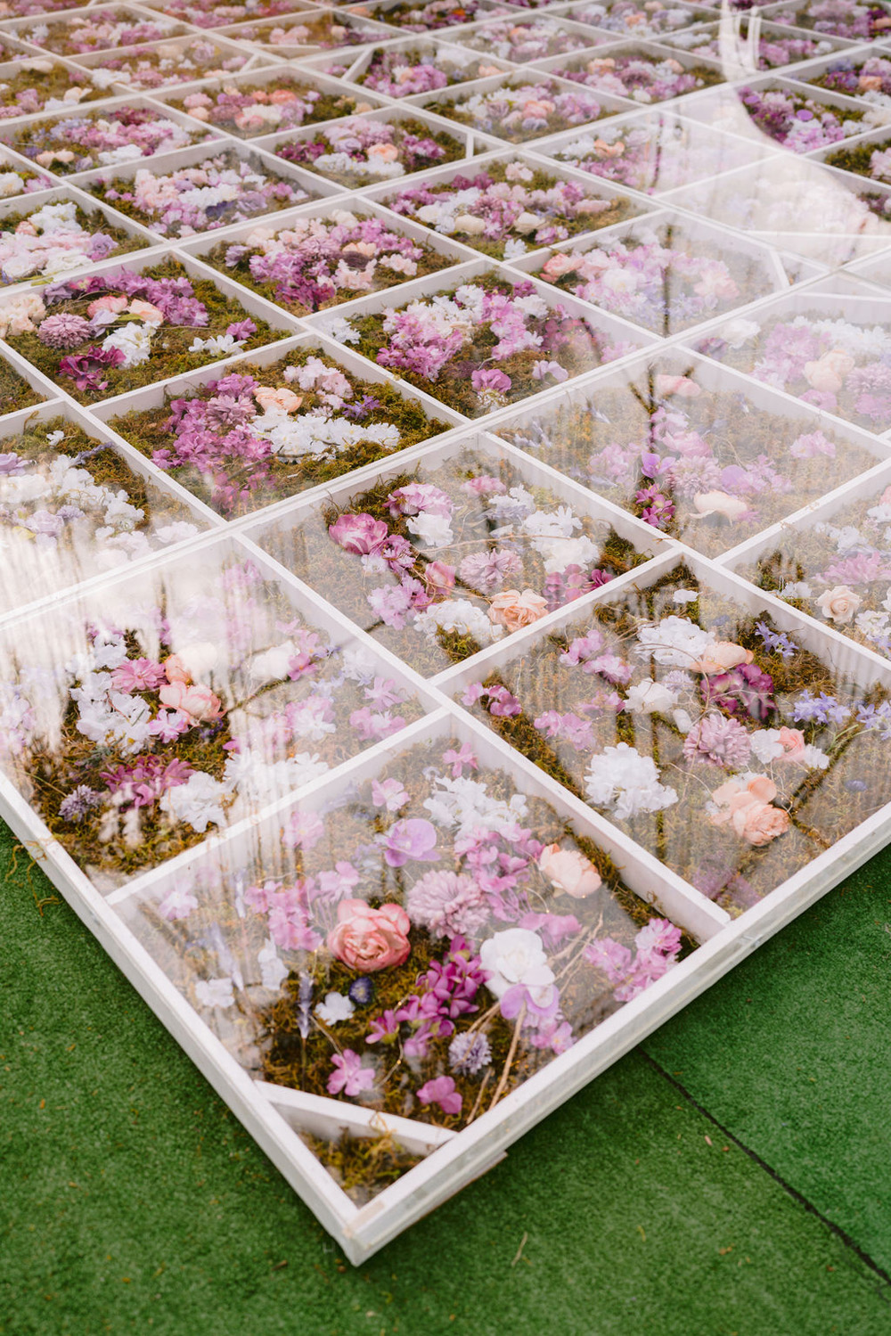 dried floral dance floor