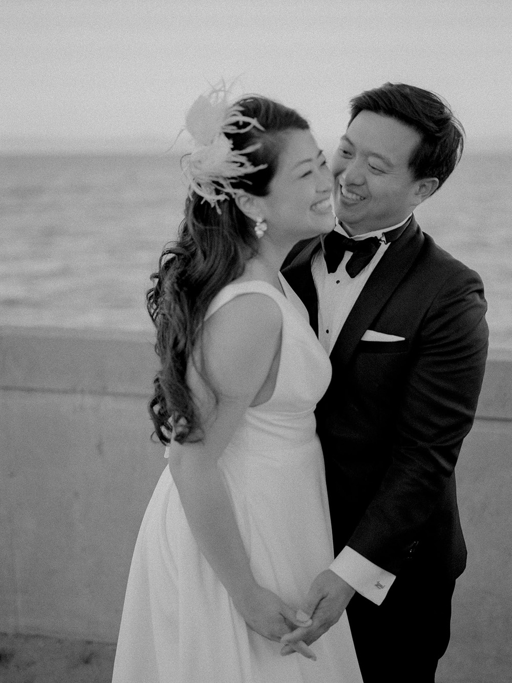 san francisco wedding portrait on the beach