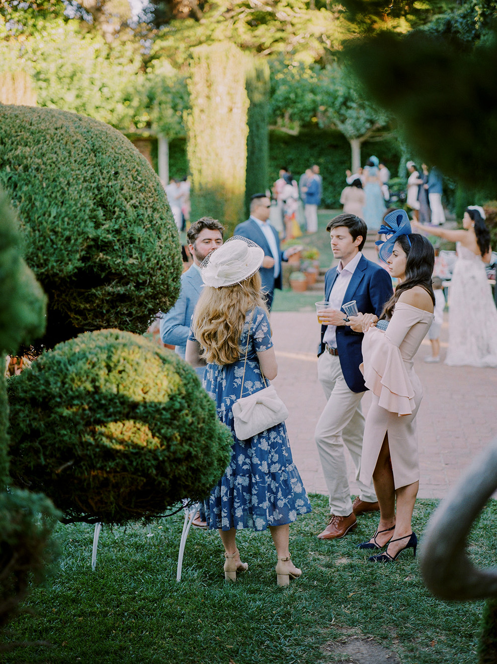 English tea party garden wedding at Filoli Historic House & Garden