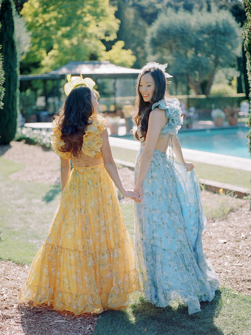 floral wedding guest dresses for garden wedding