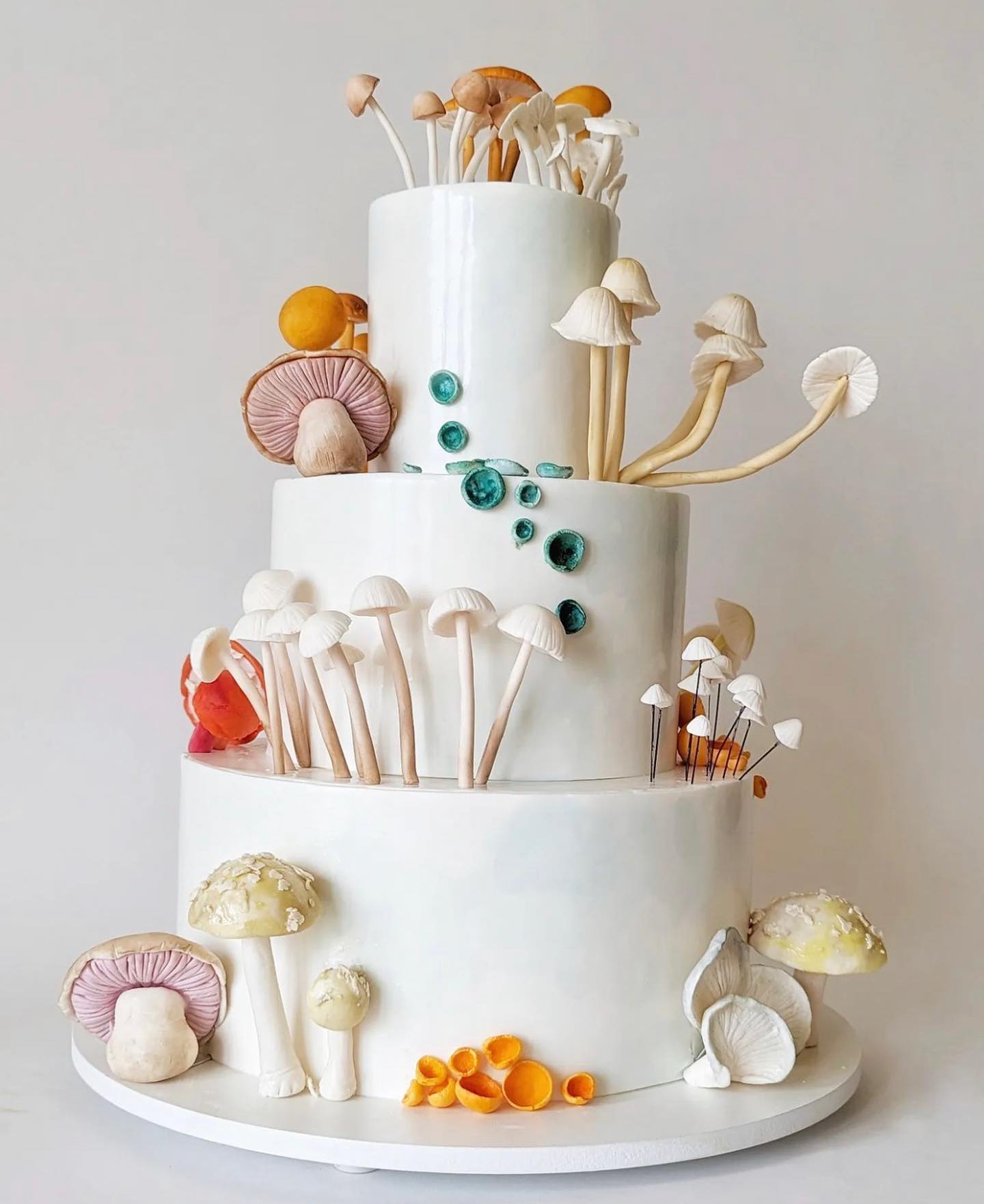 mushroom cake from Betsy of Nine Cakes.