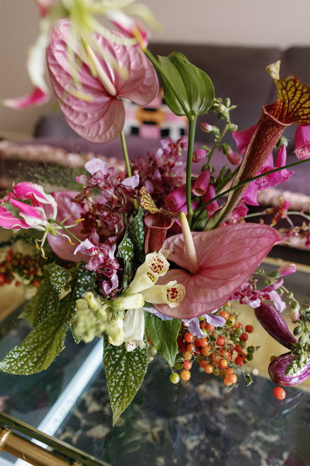 anthurium wedding flowers 