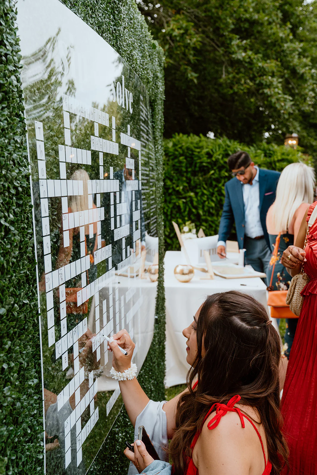 wedding crossword puzzle idea