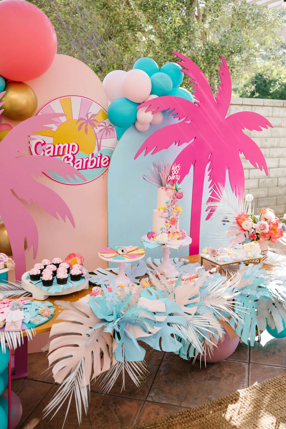 barbie themed girls birthday party
