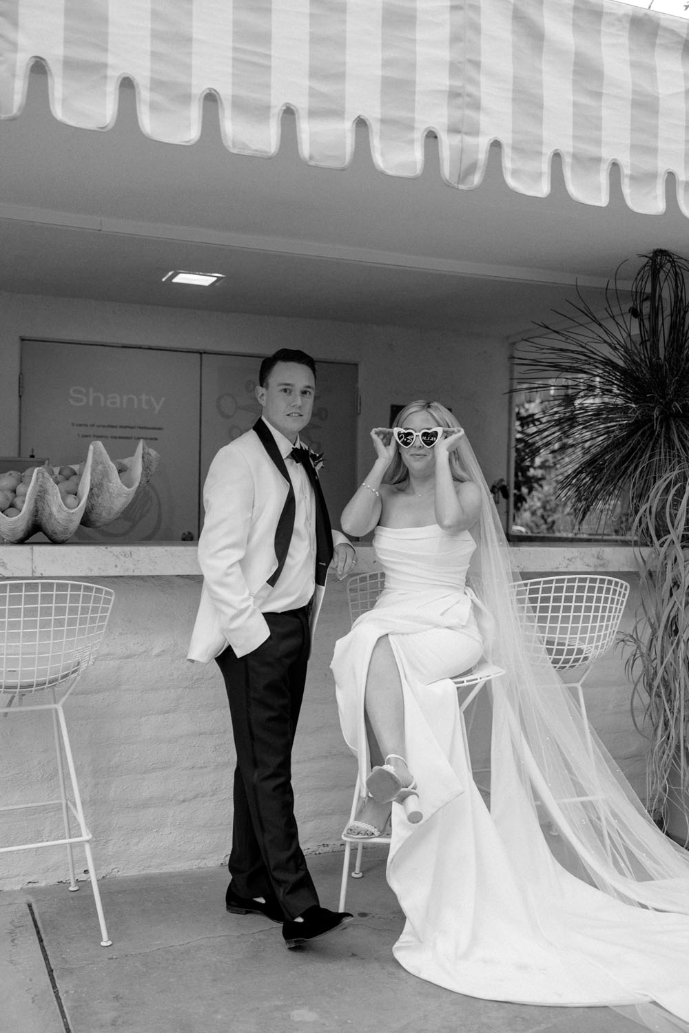 wedding portraits at Parker Palm Springs