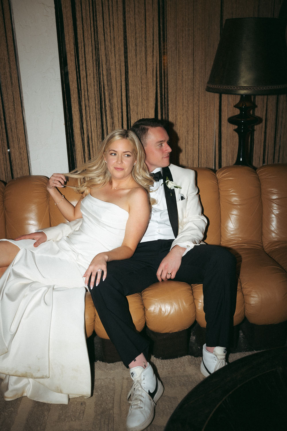 after party wedding portraits at Parker Palm Springs wedding