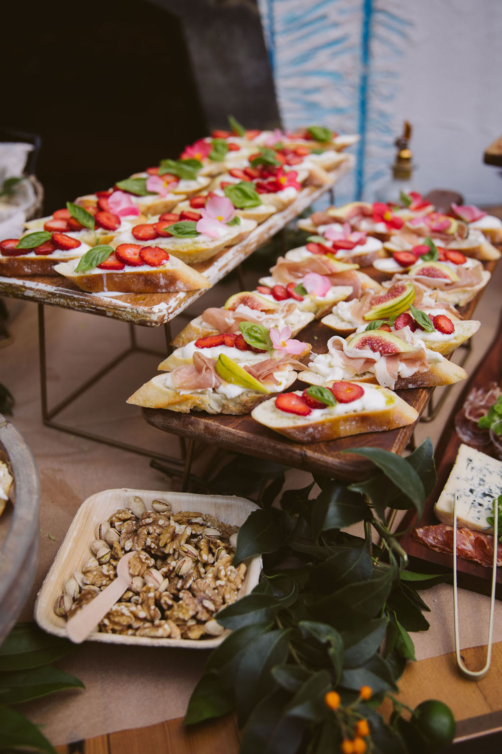 grazing boards at wedding