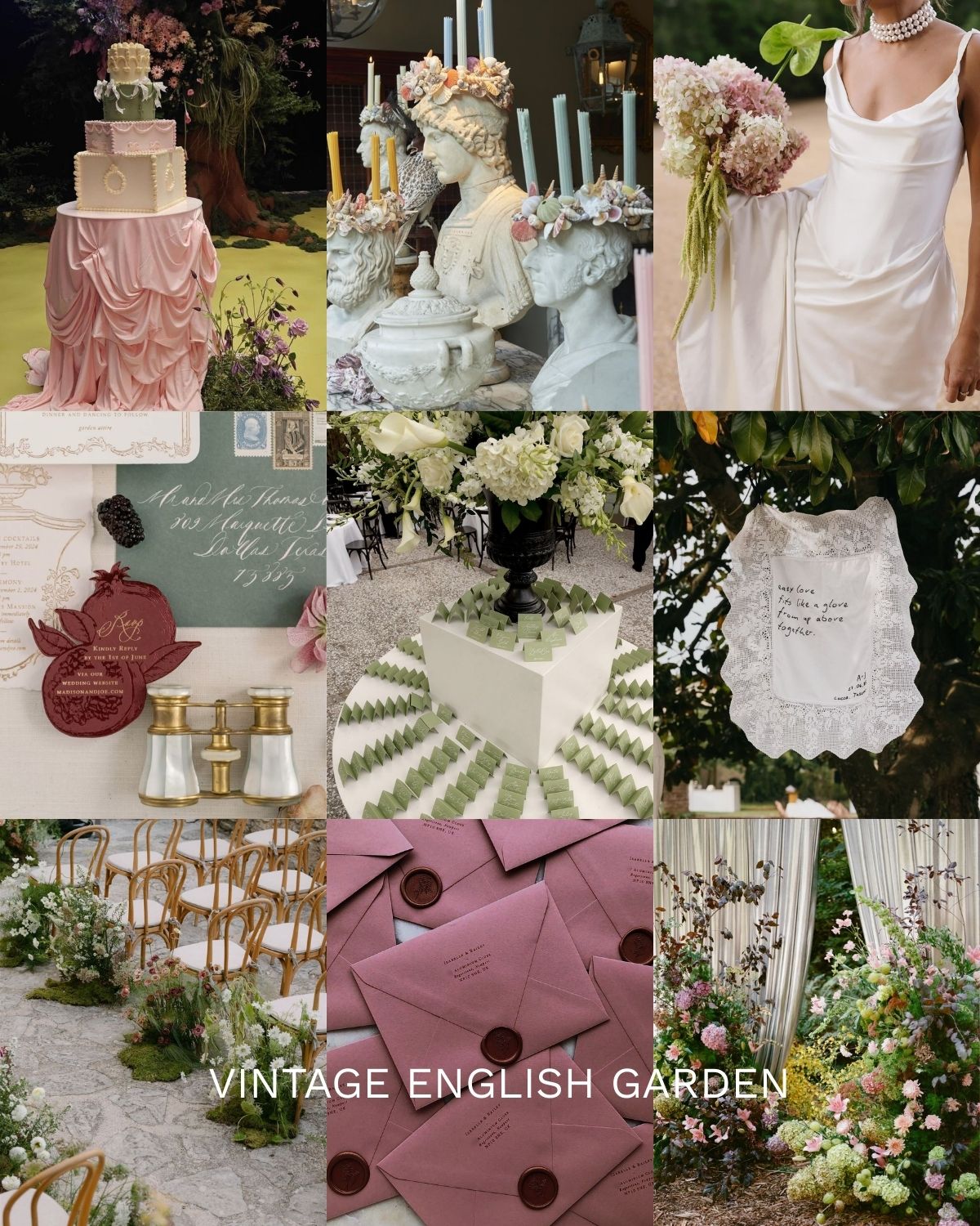 English Countryside Garden wedding theme