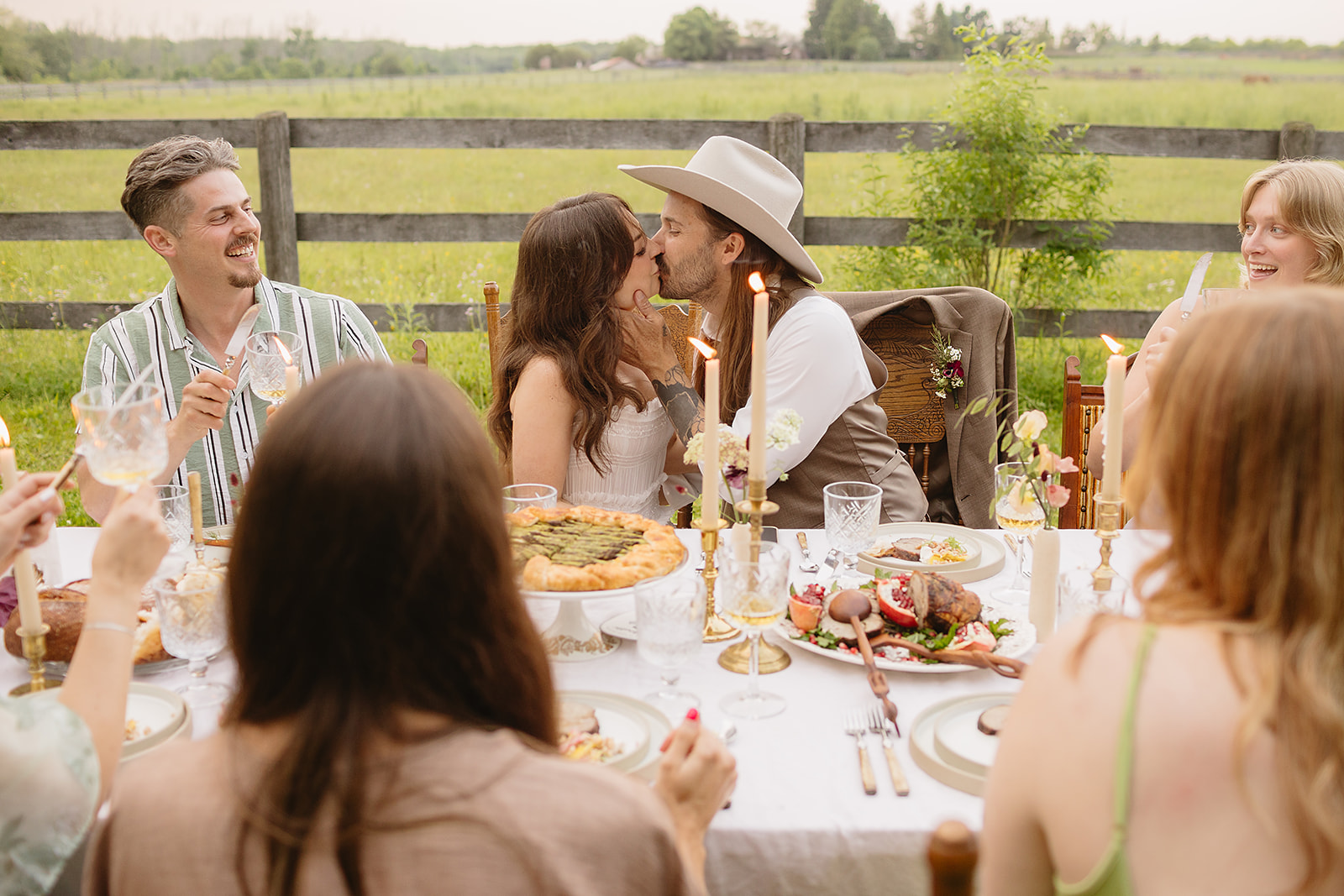 rustic family style dinner
