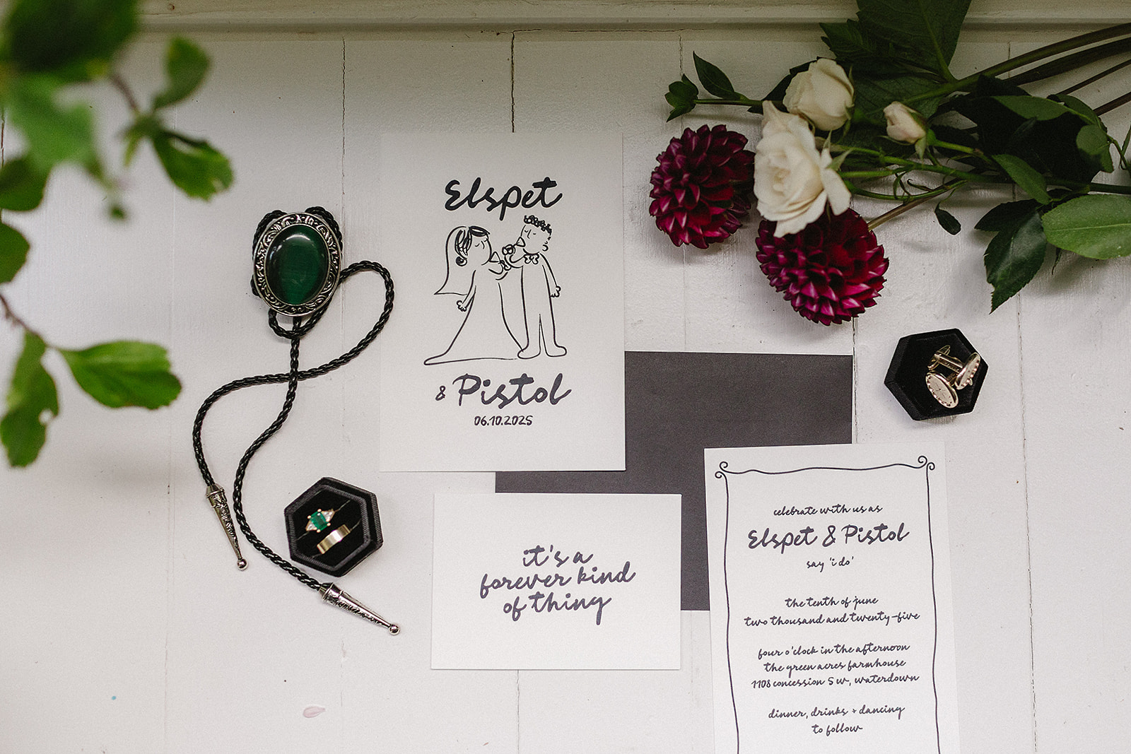 rustic wedding invites