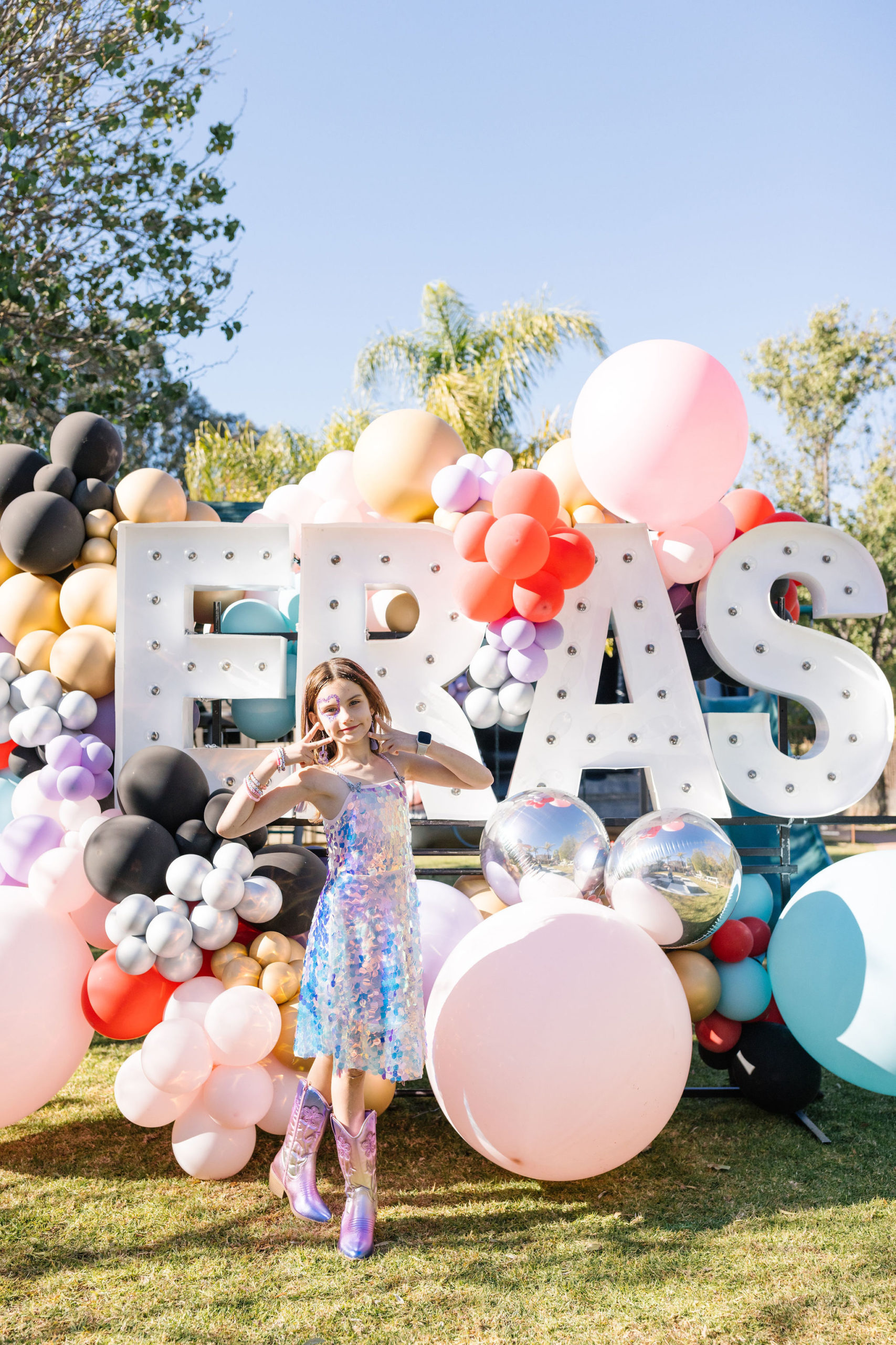 Taylor Swift Eras Themed Birthday Party dance floor