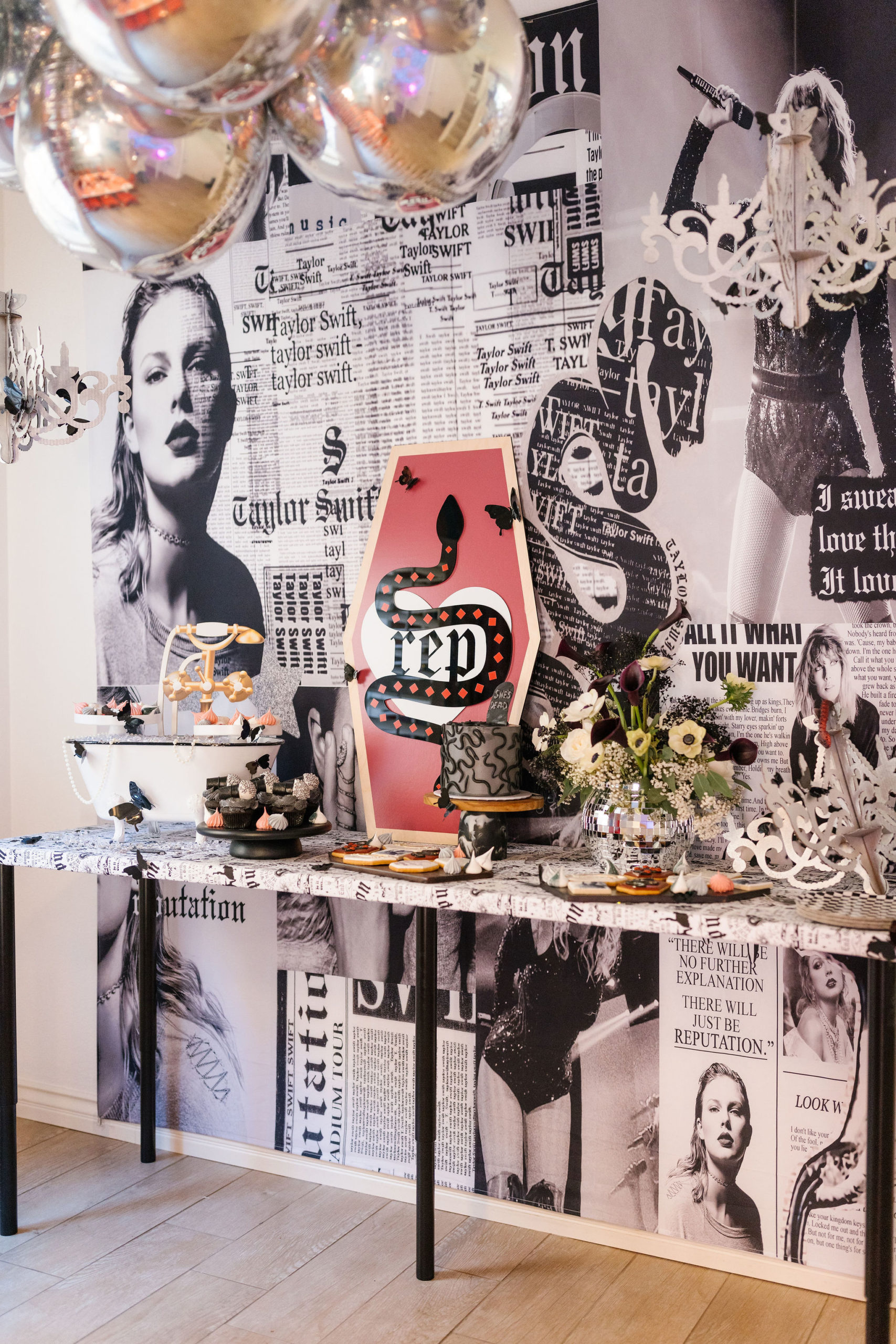Taylor Swift Eras Themed Birthday Party Decor