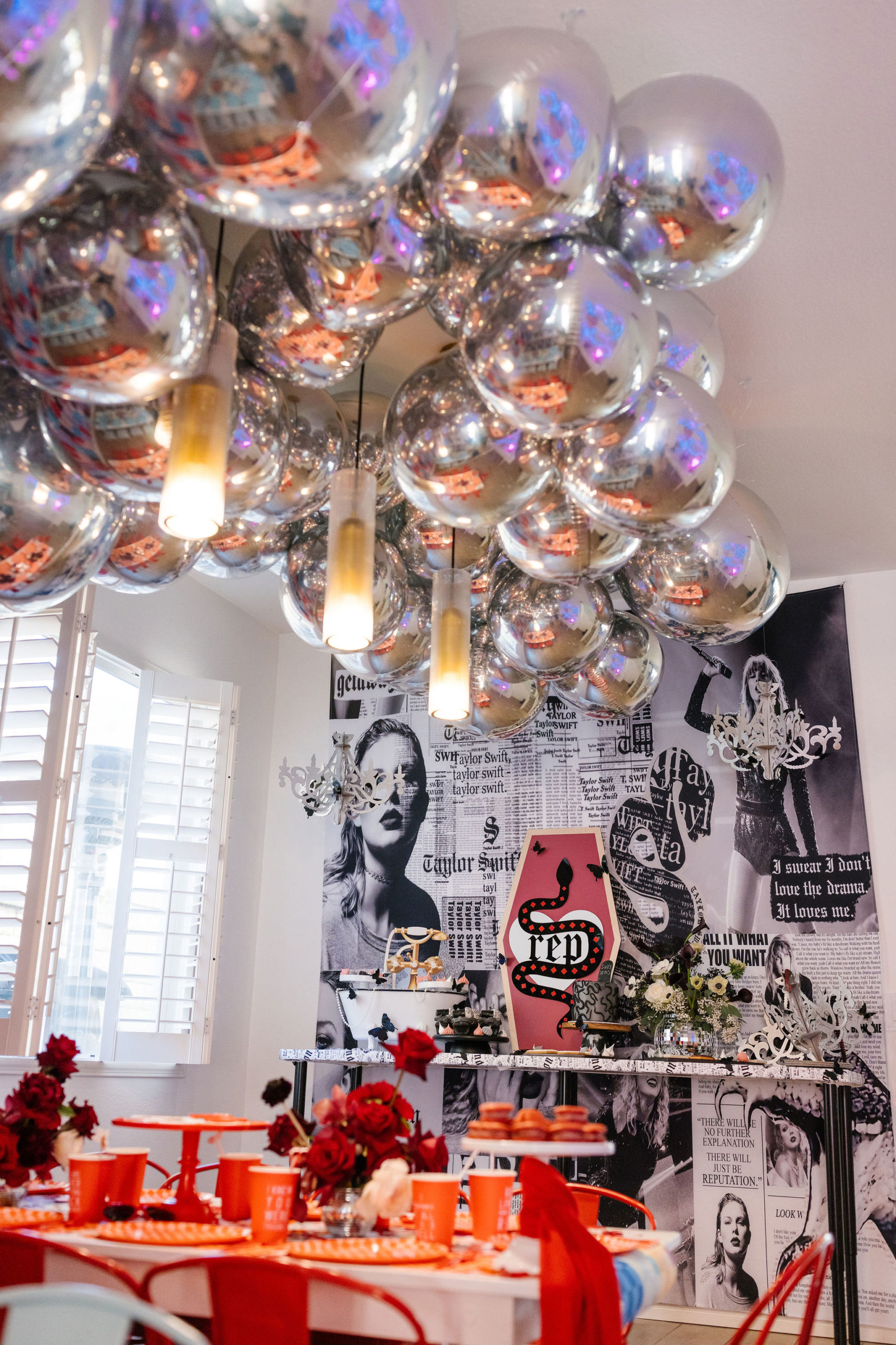 Taylor Swift Eras Themed Birthday Party Decor