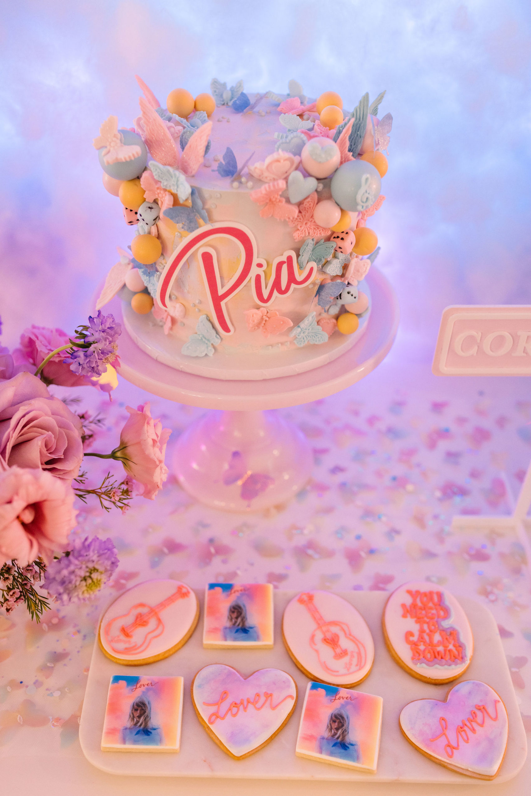 Taylor Swift Birthday Party Cake