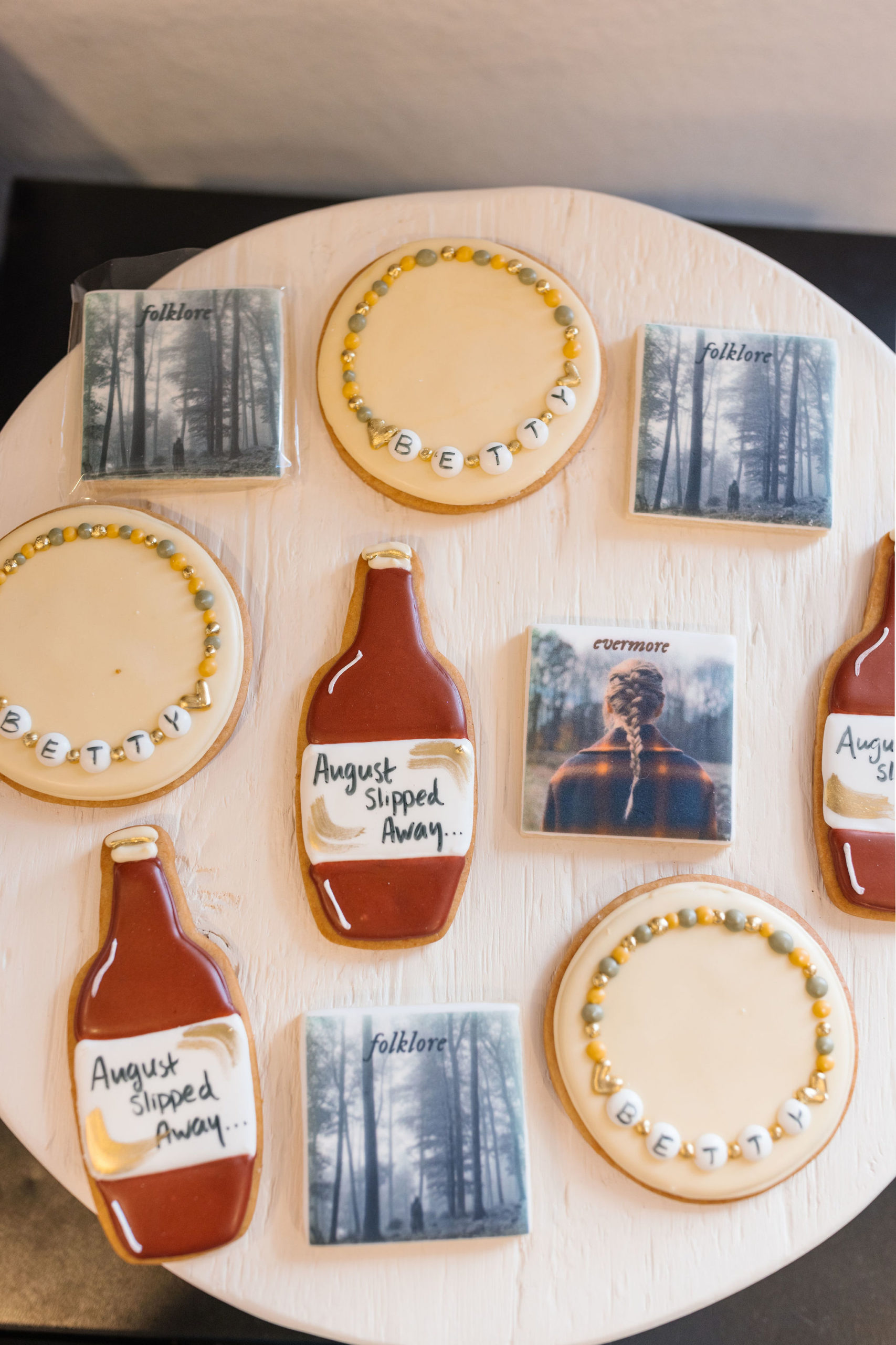 Taylor Swift Eras Themed Birthday Party cookies