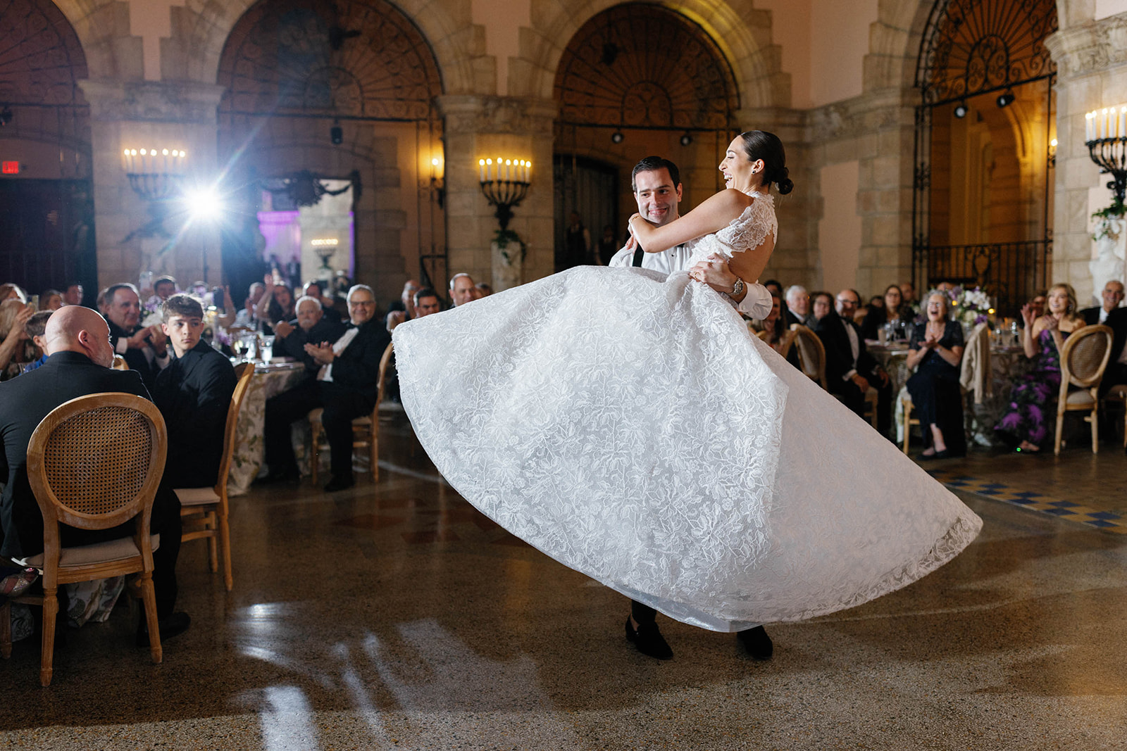 wedding at the Flagler Museum