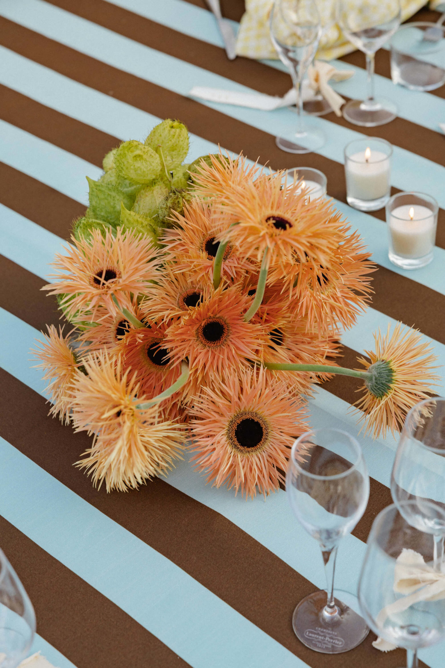 Unique wedding florals